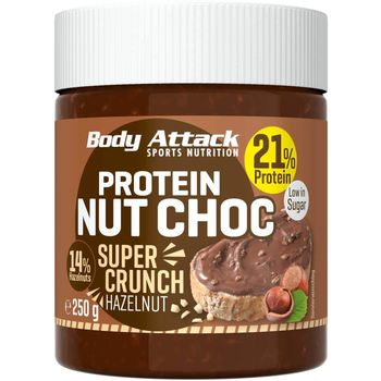 Body Attack Protein CHOC Creme, 250g Hazelnut Super Crunch