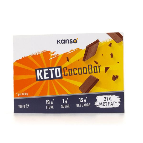 Kanso Keto Schokolade Cacao Bar 100g